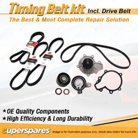 Timing Belt Kit & Gates Drive Belt for Hyundai Excel X2 1.5L EFI G4DJ 1991-1994