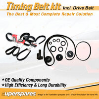 Timing Belt Kit & Gates Drive Belt for Hyundai Sonata 2.0L G4CP 1993-1998