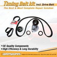 Timing Belt Kit & Gates Drive Belt for Hyundai i30 2.0L DTFI D4EA 2007-2012