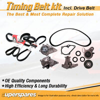 Timing Belt Kit & Gates Drive Belt for Kia Rio JB 1.4L DOHC G4EE 2007-2011