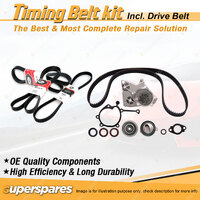 Timing Belt Kit & Gates Drive Belt for Kia Sportage JA 2.0L FE 1996-2004