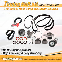 Timing Belt Kit & Gates Drive Belt for Kia Carnival KV11 2.5L 24V K5 1999-2007