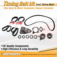 Timing Belt Kit & Gates Drive Belt for Mazda MX5 NB 1.8L BP BPT 1998-2005