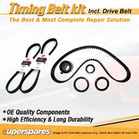 Timing Belt Kit & Gates Drive Belt for Mazda B2500 2.5L DFI WL 1996-1998