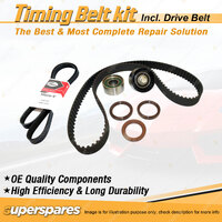 Timing Belt Kit & Gates Drive Belt for Mazda Tribute CU YU 2.0L YF 2000-2004