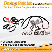 Timing Belt Kit & Gates Belt for Mitsubishi Pajero NL 3.5L 24V 6G74 1999-2000