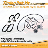 Timing Belt Kit & Gates Drive Belt for Mitsubishi L200 Express MA 2.0L 4G63 1981