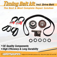 Timing Belt Kit & Gates Drive Belt for Mitsubishi FTO GR 2.0L 24V 6A12 1994-2001