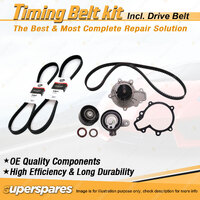 Timing Belt Kit & Gates Drive Belt for Nissan Patrol GQ 3.0L OHC RB30 1990-1997