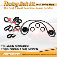 Timing Belt Kit & Gates Drive Belt for Nissan Skyline HR33 GTS-T R31 2.0L 2.5L