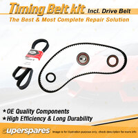 Timing Belt Kit & Gates Drive Belt for Peugeot 306 N3 2.0L XU10J2 1996-1997