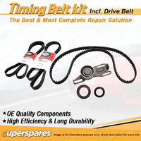 Timing Belt Kit & Gates Drive Belt for Peugeot 405 1.9L EFI XU9J2 1988-1994