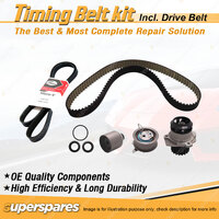 Timing Belt Kit & Gates Drive Belt for Skoda Roomster 5J 1.9L DTFI BSW 2007-2010