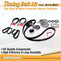 Timing Belt Kit & Gates Drive Belt for Subaru Legacy BE 2.0L EJ202 2002-2003