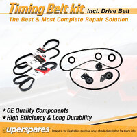 Timing Belt Kit & Gates Drive Belt for Subaru GL 1.8L SOHC EA81 1982-1984