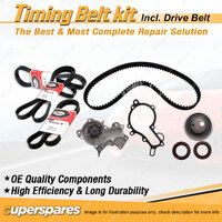 Timing Belt Kit & Gates Drive Belt for Suzuki Grand Vitara 1.6L G16B 1999-2005