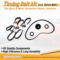 Timing Belt Kit & Gates Drive Belt for Suzuki Swift SA 1.0L G10 1985-1988