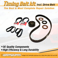 Timing Belt Kit & Gates Drive Belt for Suzuki Swift SF 1.3L G13A 1993-1995