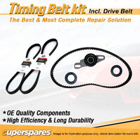 Timing Belt Kit & Gates Drive Belt for Suzuki Sierra 1.0L OHC F10A 1986-2000