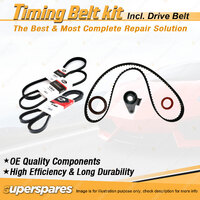 Timing Belt Kit & Gates Belt for Volvo 360 2.0L EFI B200E 1984-1987 with A/C