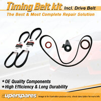 Timing Belt Kit & Gates Drive Belt for Volvo 940 2.3L EFI B230F 1990-1992