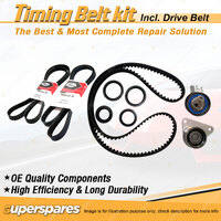 Timing Belt Kit & Gates Drive Belt for Volvo S40 1.8L 4cyl B4184S3 1995-1999