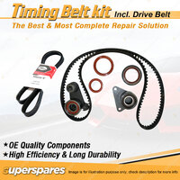 Timing Belt Kit & Gates Drive Belt for Volvo 850 2.3L 1993-1997 Man Tensioner