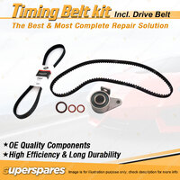 Timing Belt Kit & Gates Drive Belt for Volvo 940 2.3L EFI B230FB 1991-1995