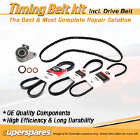 Timing Belt Kit & Gates Drive Belt for Volvo 940 2.3L SOHC B230F 1993-1995