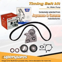 Timing Belt Kit & Water Pump for Holden Calibra YE 2.0L C20NE W/O Dust Shield