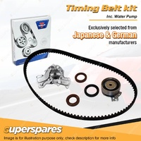 Superspares Timing Belt Kit Inc Water Pump for Holden Combo Van XC 1.6L 4cyl