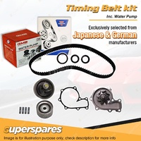 Timing belt kit & Water Pump for GMH Holden Barina MF MH 1.3L 1989-1991 G13BA