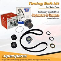 Timing Belt Kit Inc Water Pump for Holden Astra TR Calibra Vectra JR JS W plug