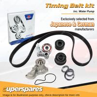 Timing Belt Kit Inc Water Pump for Holden Barina TK 1.6L with dust shield