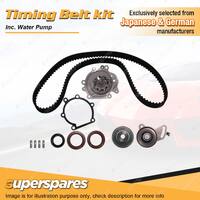 Timing Belt Kit & Water Pump for Toyota Landcruiser Bundera LJ70RV Chaser Dyna