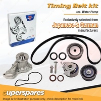 Timing Belt Kit & Water Pump for Holden Viva JF 1.8L 4cyl DOHC F18D3