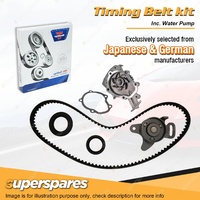 Timing Belt Kit & Water Pump for Peugeot 206 XR 1.4L 4 Cyl 5/2006-2/2007 TU3JP