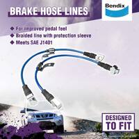 Bendix Rear Ultimate 4WD Brake Hose Kit for Ford Mustang FM FN 2.3L 5.0L 2014-On