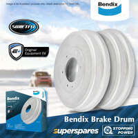 Rear Bendix Brake Drums for Holden Rodeo RA TF 2.8L 3.0L 3.2L AWD RWD 1990-2007