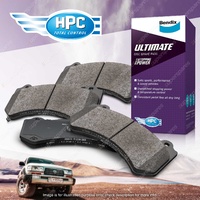 4pcs Bendix Front Ultimate Brake Pads for MG ZS ZT 180 2.5 130 kW 260 4.6