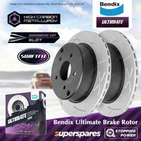 Bendix Rear ULT Disc Brake Rotors for HSV Avalanche Coupe Grange GTO Maloo SV300