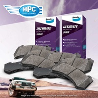 8pcs F + R Bendix Ultimate Brake Pads Set for Audi A6 C6 4F2 2.0 TDI 125 kW