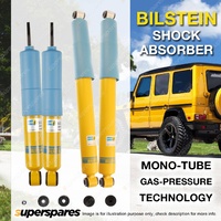 F + R Bilstein B6 Shock Absorbers for Nissan Navara D21 D22 4WD UTE 1986-2006