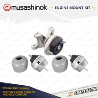 Front + Rear Engine Mount Kit for Audi A4 B6 1.8T 2.0L ALT AVJ 00-05 Auto