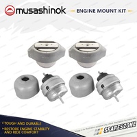 Front + Rear Engine Mount Kit for Audi A4 B5 2.4 2.8L A6 C5 3.0L Quattro 97-04