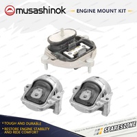 Front + Rear Engine Mount Kit for Audi Q5 8R AWD CAHA CALB CDNC CNCD 09-15