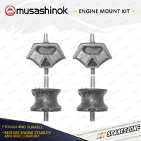 Front + Rear Engine Mount Kit for BMW 318i E30 1.8L 4Cyl Cabrio M10B18 10/83-88