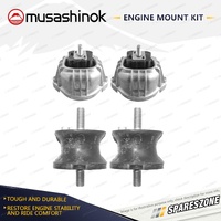 Front + Rear Engine Mount Kit for BMW 320i E90 2.0L N46B20 8/04-9/07 Auto Man.