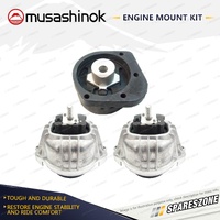 Front + Rear Engine Mount Kit for BMW X1 xDRIVE 20d 23d E84 N47D20C N47D20D