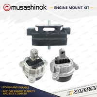 Front + Rear Engine Mount Kit for BMW 520D F10 F11 GT F07 2.0L 4Cyl T-Diesel RWD